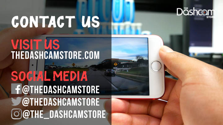 The Dashcam Store Contact Us Graphic