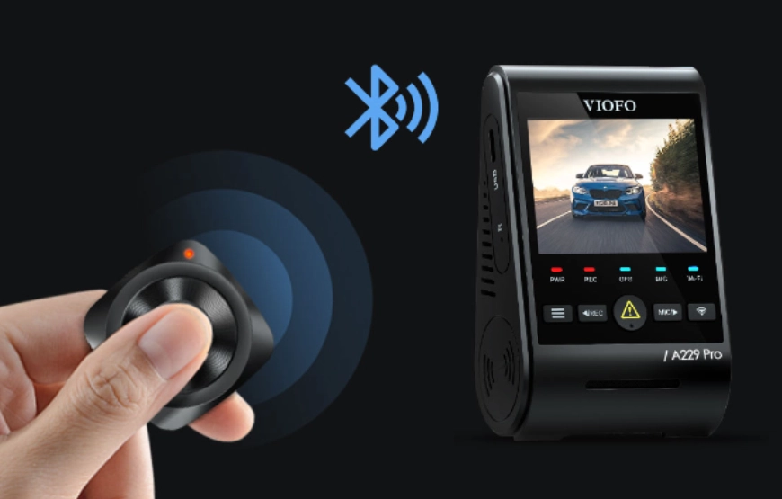 VIOFO A229 Pro Duo Dash Cam | Optional Bluetooth Remote Control