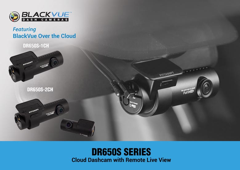 BlackVue 600 Series Graphic: DR650S-1CH, DR650S-2CH, DR650S-2CH-IR, DR650S-2CH Truck comparison photo