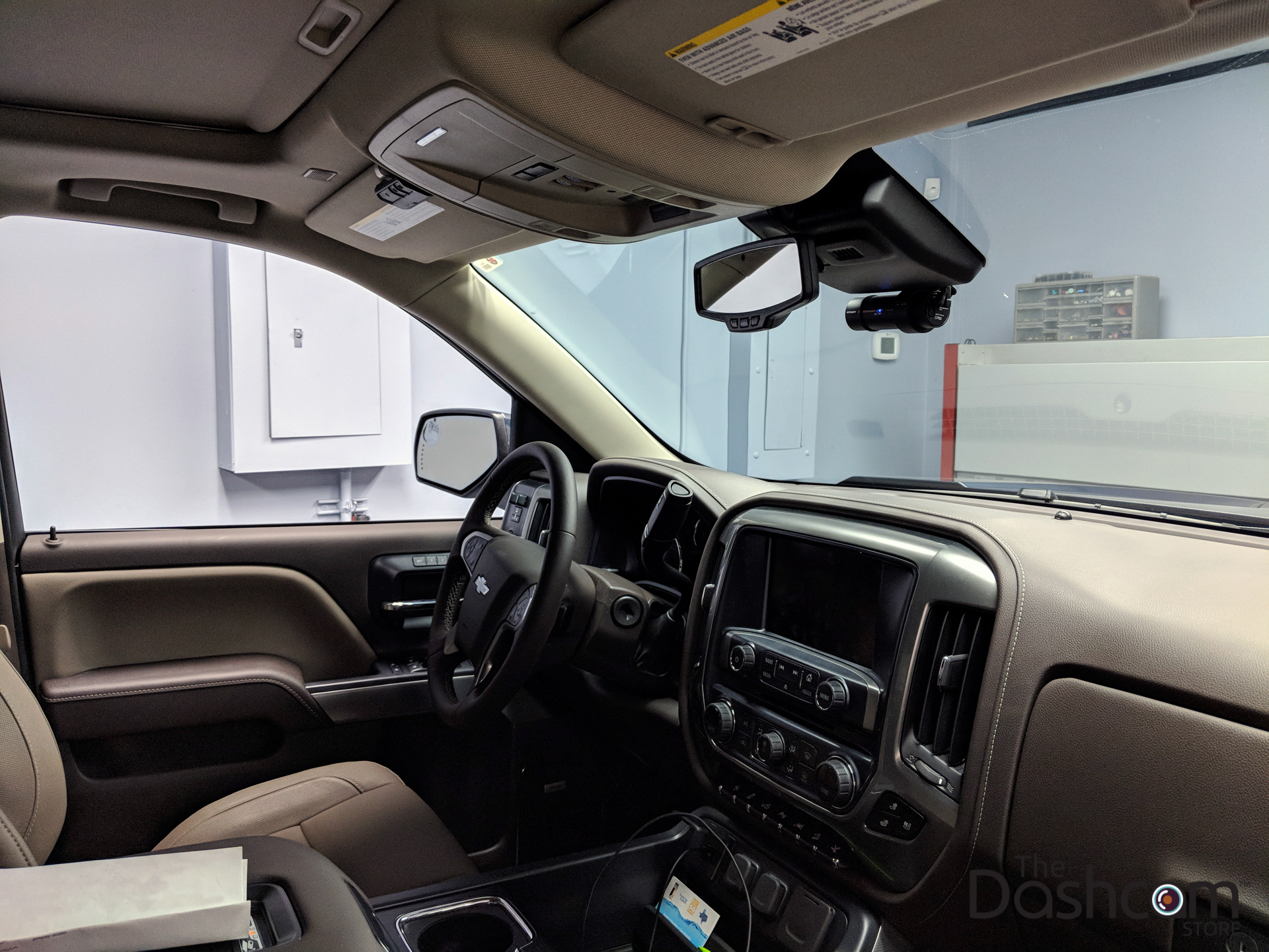Blackvue DR900S-2CH Dashcam Installed in a 2018 Chevy Silverado