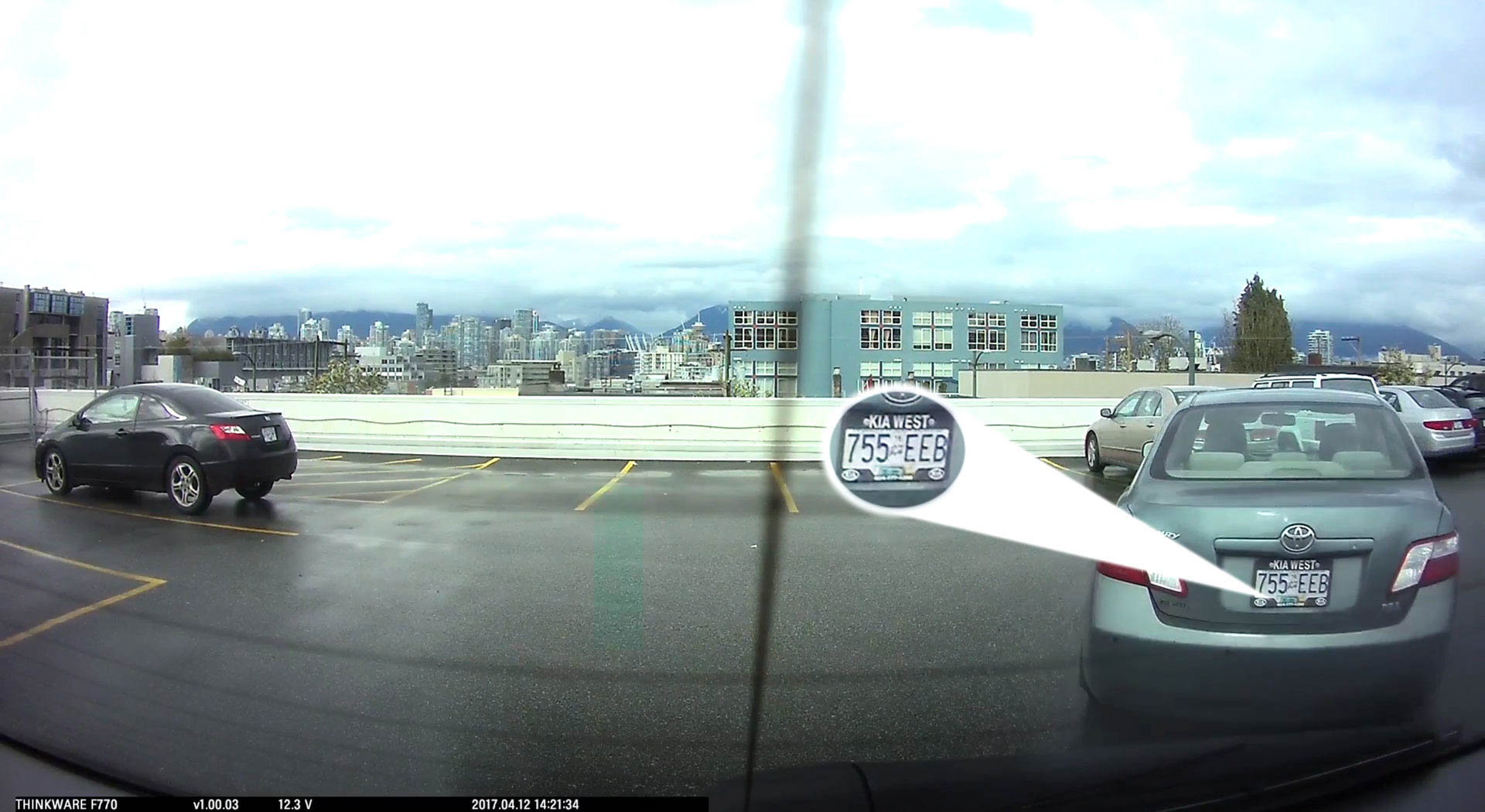 Car Sideswiped in Parking Mode Caught On Dashcam - BlackVue Dash Cameras