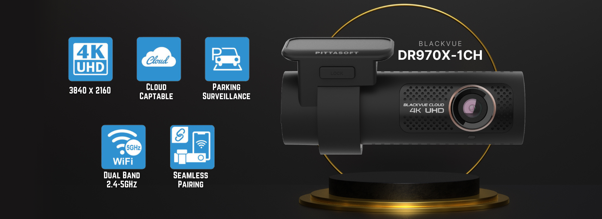 Shop BlackVue DR970X-2CH Dual Lens 4K Cloud-Ready Dash Cam