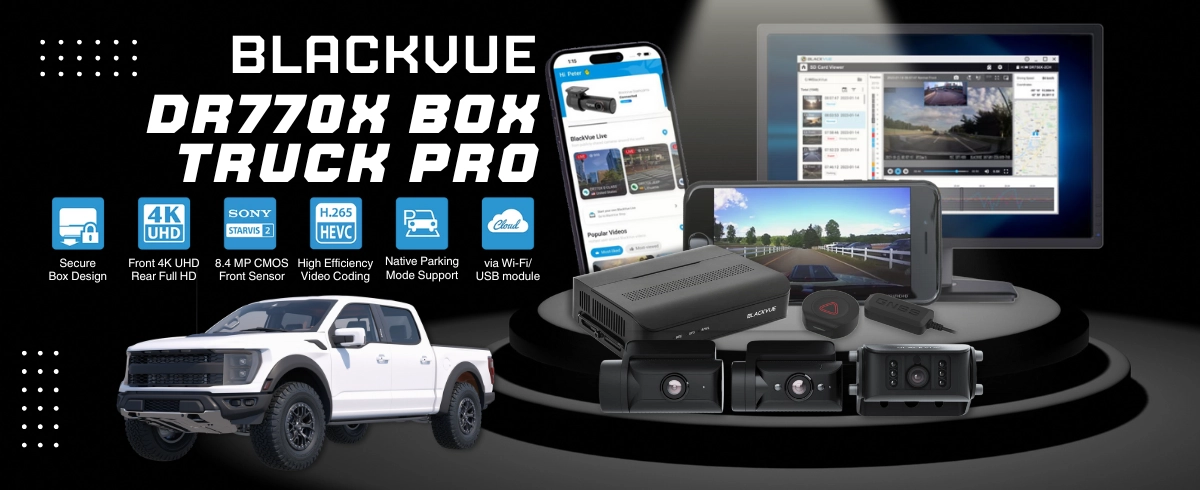 BlackVue DR770X BOX TRUCK PRO | The DR770X BOX TRUCK PRO Main Banner