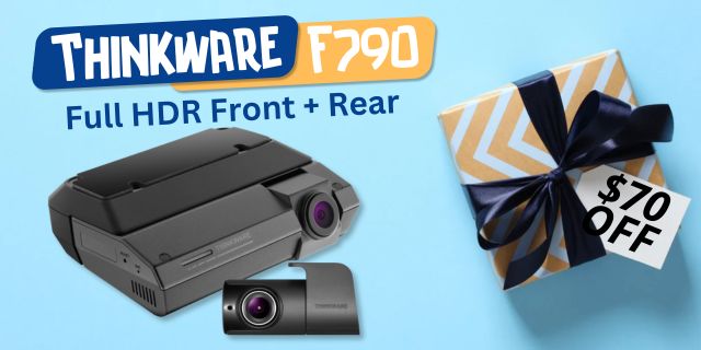 Thinkware F790 Dual Lens Dash Cam 2023 Father's Day Deal