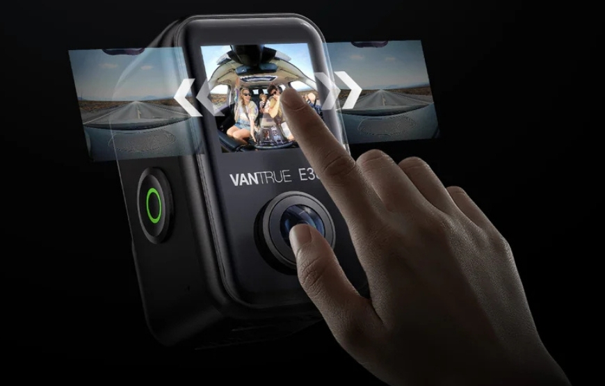 Vantrue E360 Dash Cam | Touchscreen Display