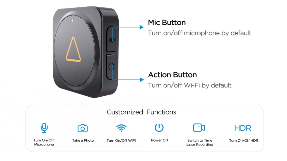 VIOFO BTR200 Bluetooth Button | Button Customization