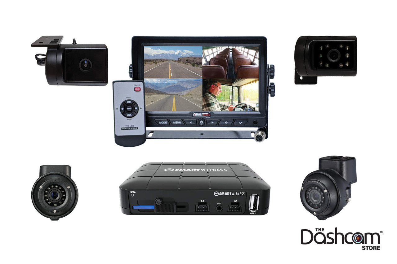 SmartWitness CP4 4-Channel Professional Fleet Dash Cam | The Dashcam Store Blog