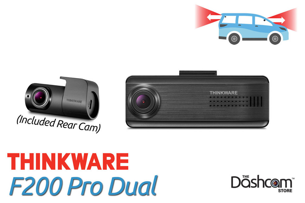 Thinkware F790 Dual Channel Dash Cam with Full HD 1080p, Front and Rear Cam, Wifi, GPS, Parking Mode, Night Vision (32GB)