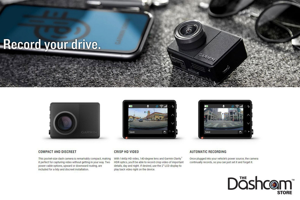 This GPS Small Dashcam Has a 2-Inch LCD Display