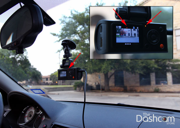 Verify dashcam is recording