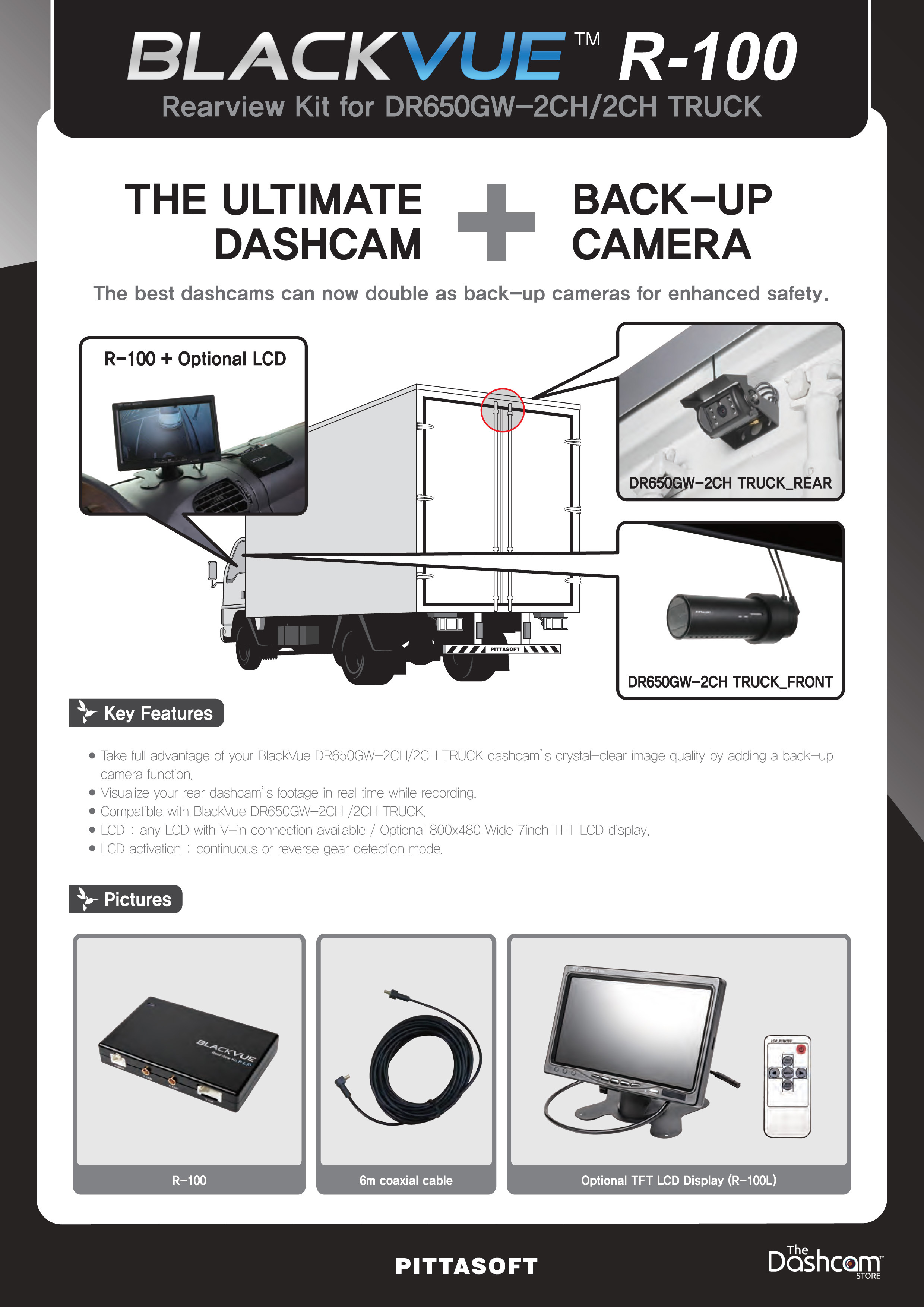 BlackVue DR650S-2CH TRUCK - Best Dashcam for Your Motorhome