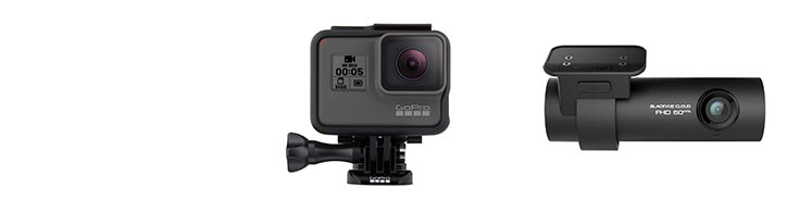 Does anyone know of a dashcam that would fit a GoPro mount extension? My  windshield is tinted so I would like to keep this setup and quit using my  GoPro. I've been