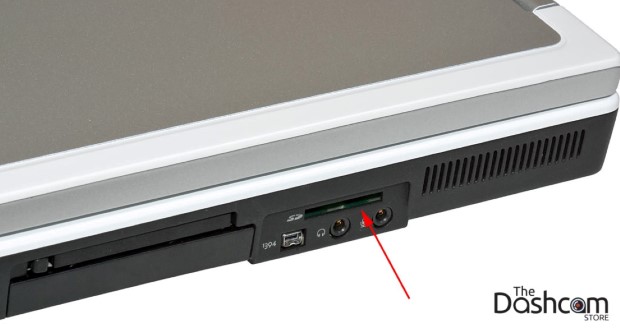 Laptop card reader